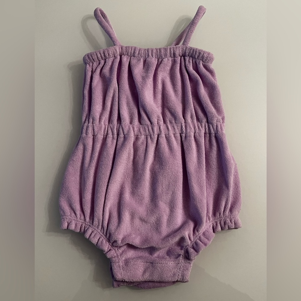 Baby Gap NWT Lavender Romper Size 6-12M